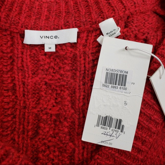 Vince Merino Wool/Cashmere Blend Sweater NWT - Picture 13 of 14